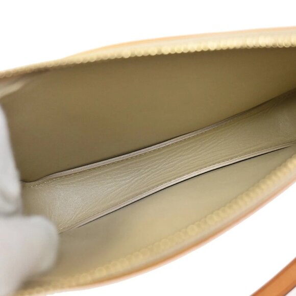 LOUIS VUITTON Flower Lexington Hand Bag Monogram Vernis Yellow M92246 64YH472 - Picture 9 of 13